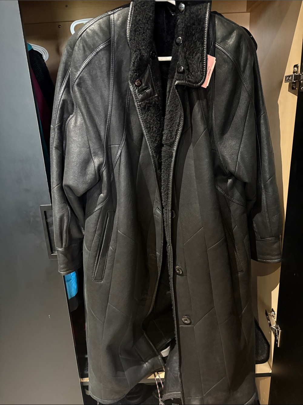 Luxury Werner CHRIST genuine shearling coat – German Leather Fashion since 1954.